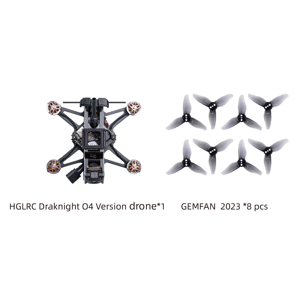 HGLRC Draknight O4 2inch Toothpick FPV Drone