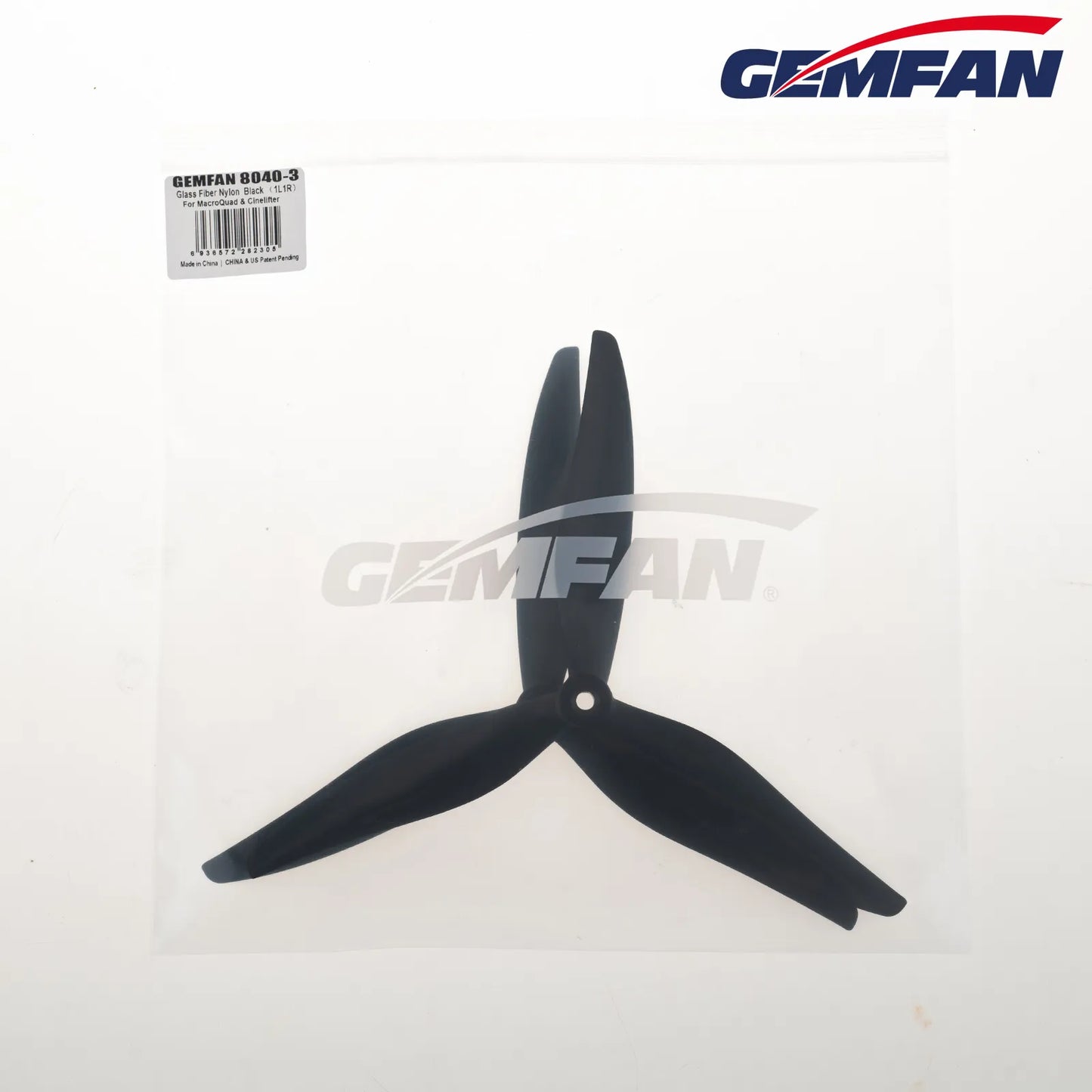 Gemfan 8040 3-Blade Propeller (4CW+4CCW)