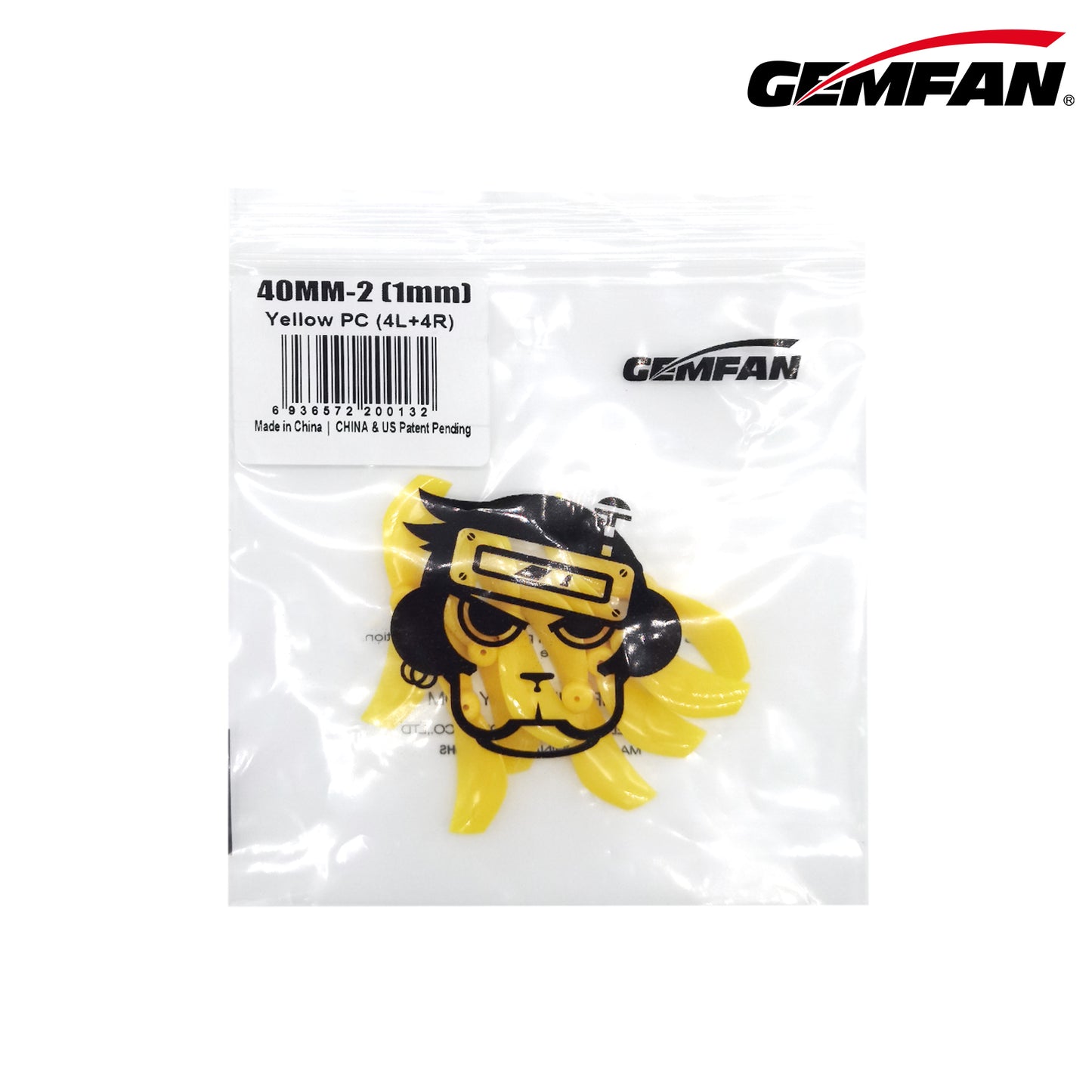 Gemfan 40MM 1610 2-Blade Tiny Whoop Propeller (12CW+12CCW)