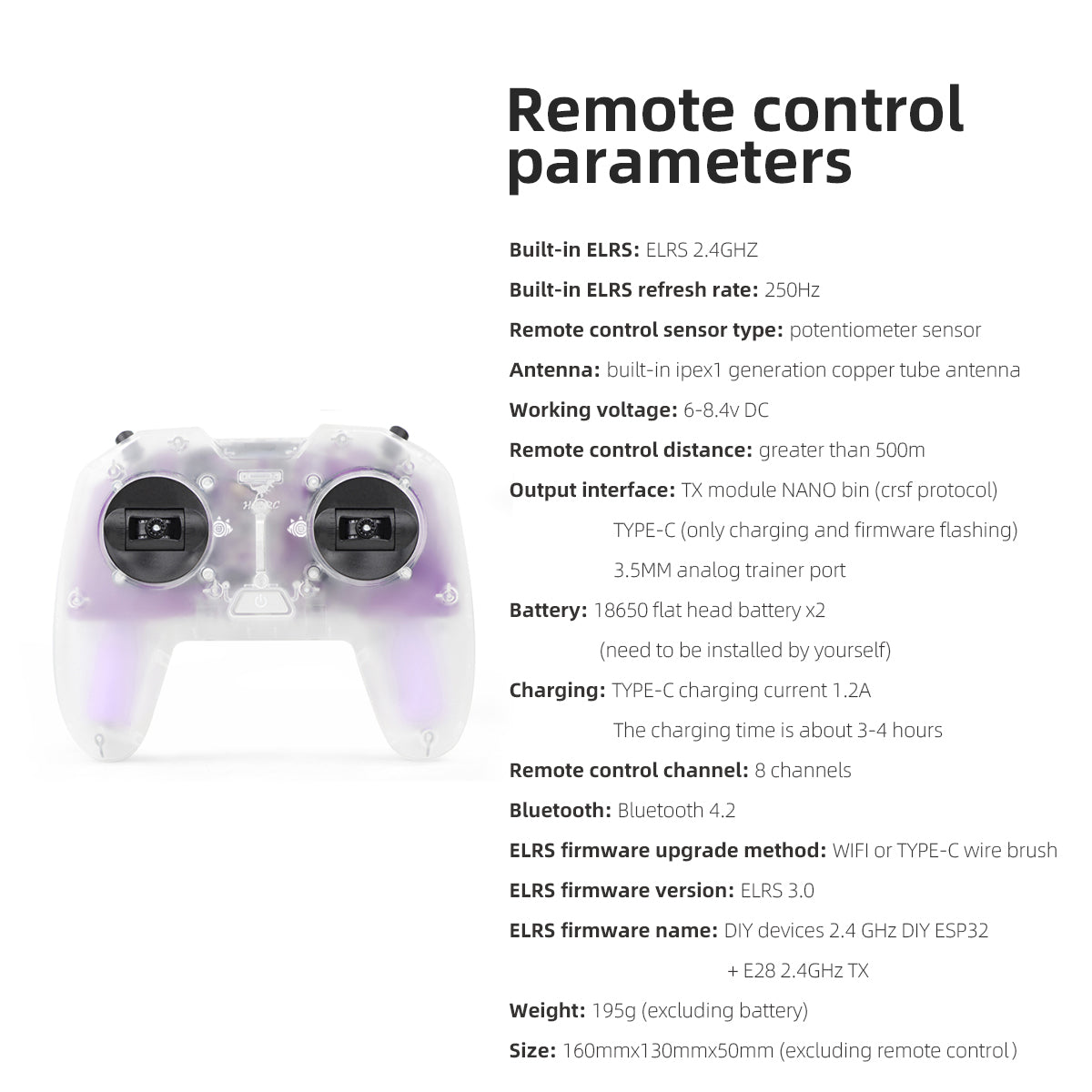 HGLRC C1 Remote Controller