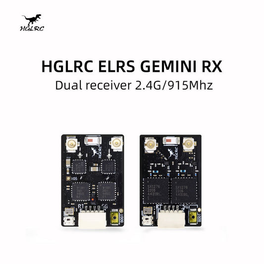 HGLRC ELRS GEMINI RX Dual Receiver 2.4G/915Mhz