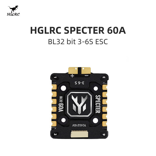 HGLRC SPECTER 60A 4in1 ESC 3-6S BL32 128K with Heat Sink