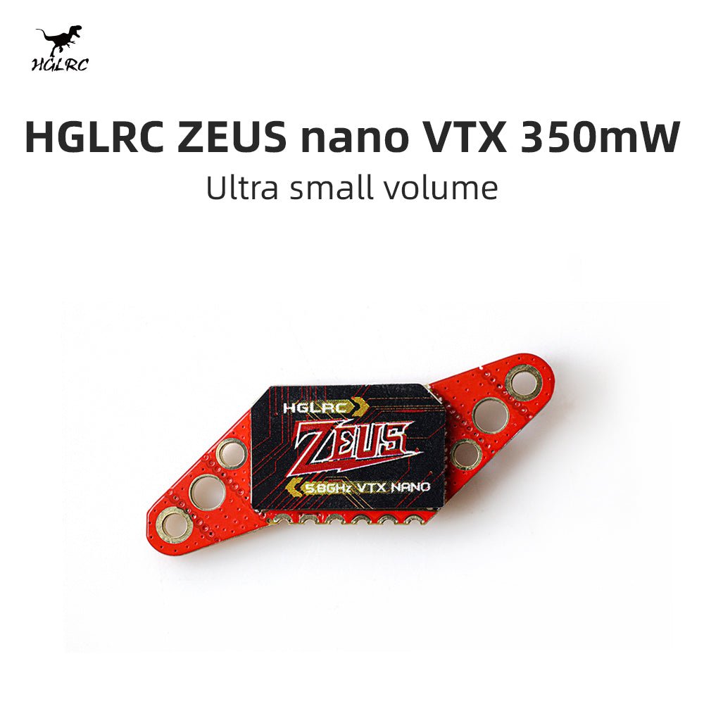 HGLRC Zeus Nano VTX 350mW for FPV Drone