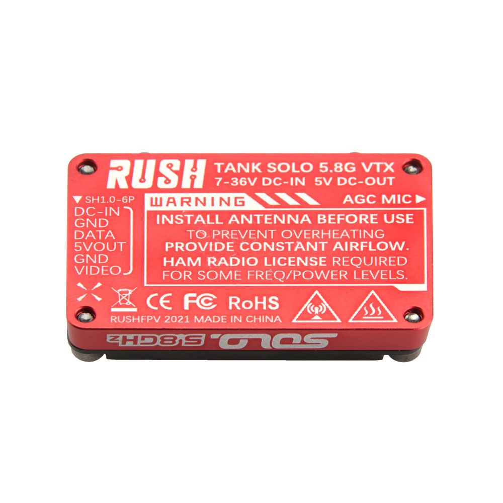 RushFPV TANK SOLO 1W 5.8GHz VTX