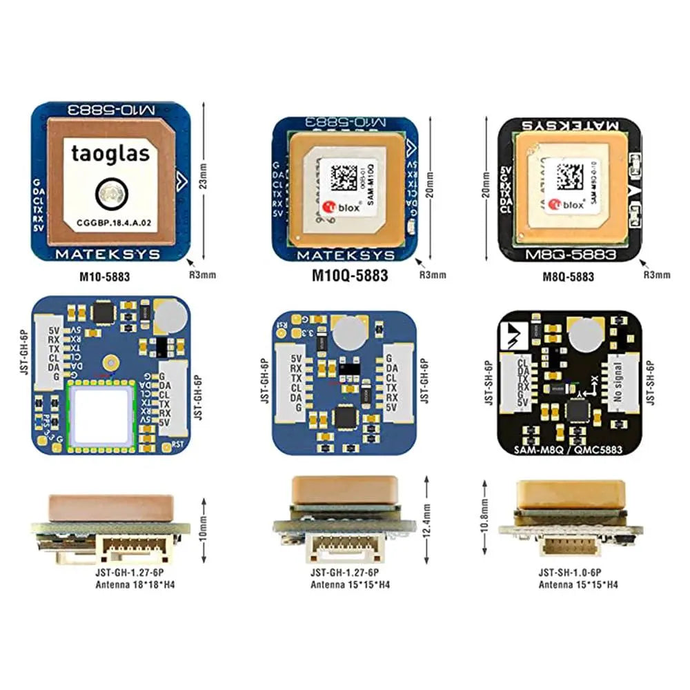 MATEKSYS M10Q-5883 GNSS GPS Module Compass
